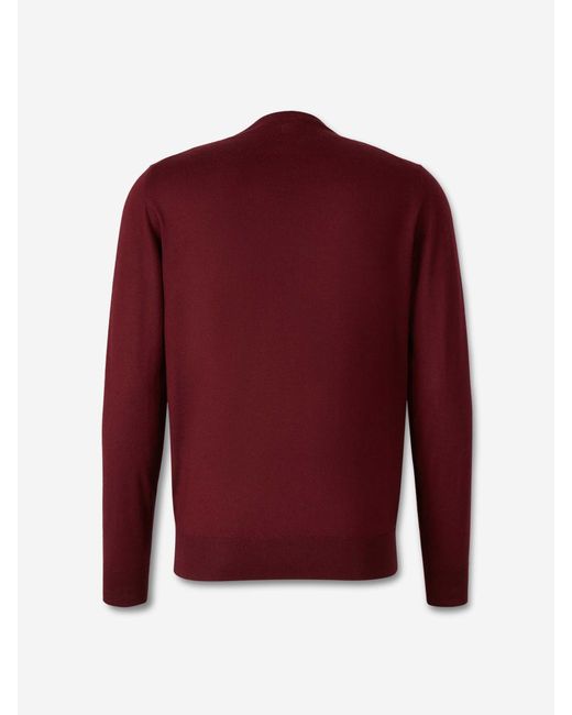 Santa Eulalia Red Cashmere And Silk Jersey for men