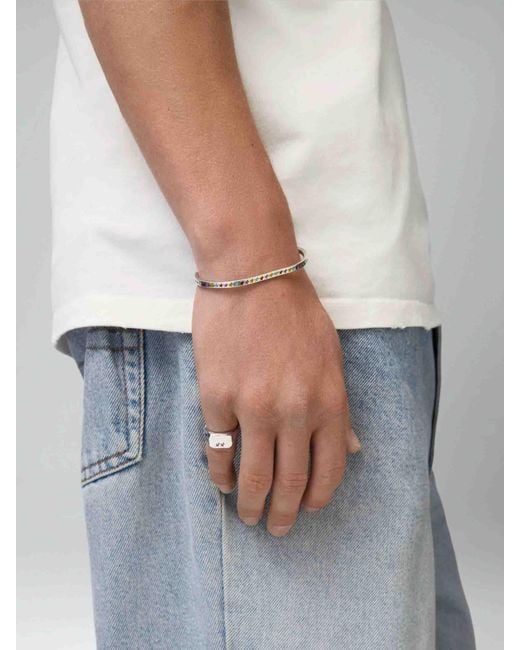 Pulsera Starline Bangle Thin Twojeys de hombre de color White