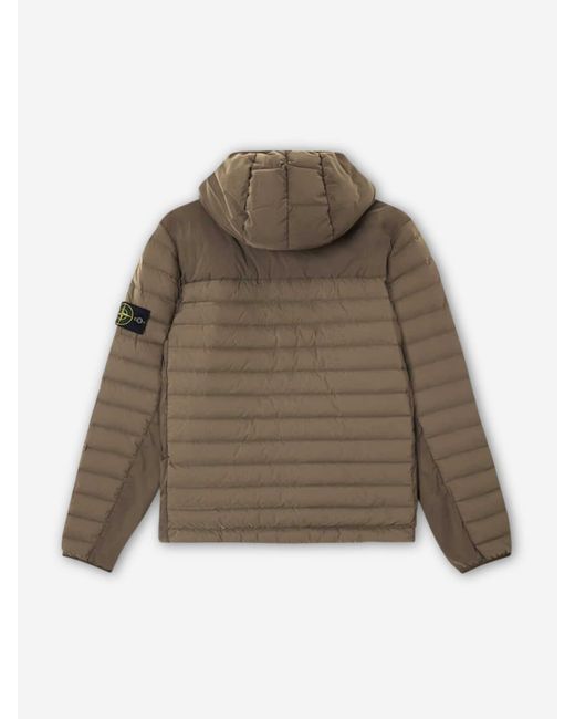 Stone Island 4100020 Seamless Tunnel Nylon Down-Tc in Brown für Herren