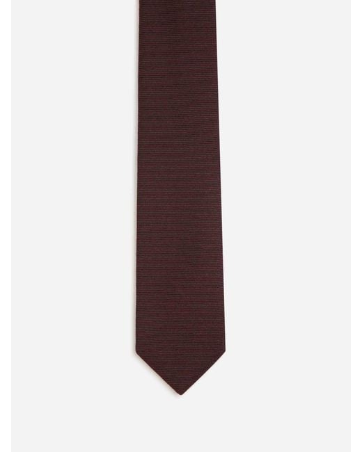 Cravate En Soie Texturée Santa Eulalia pour homme en coloris Brown