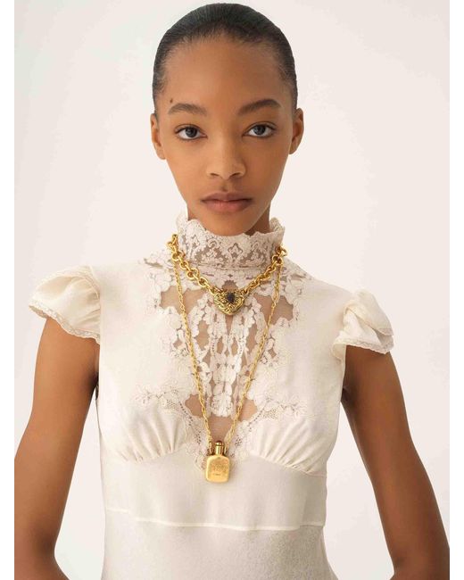 Collar Elixir Chloé de color White