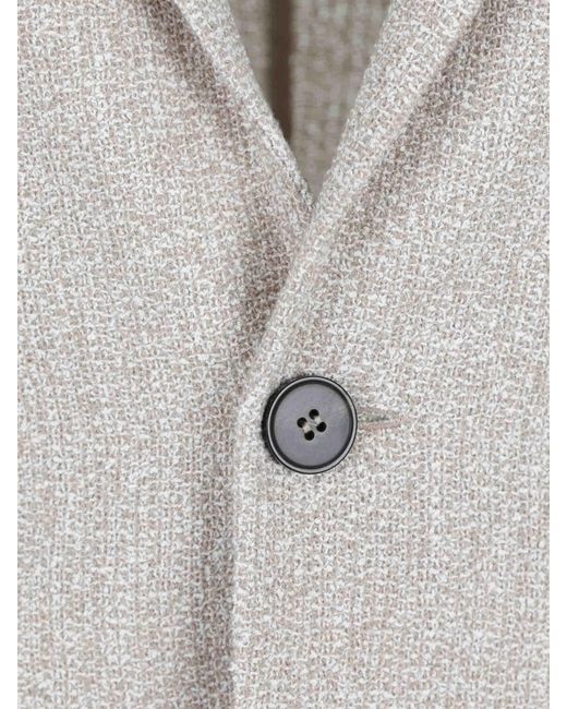 Harris Wharf London White Blazer Straight Cotton for men