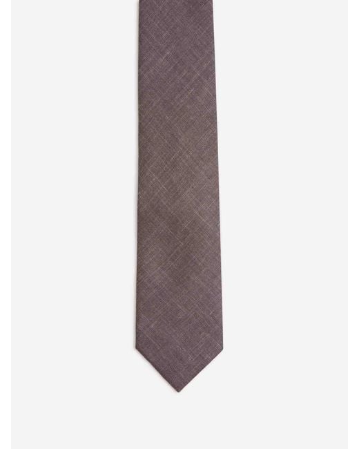 Corbata Zefiro Brioni de hombre de color Brown