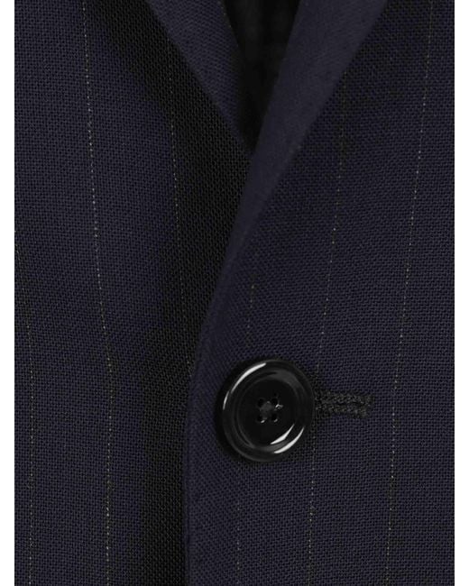 Lardini Blue Straight Wool Suit for men