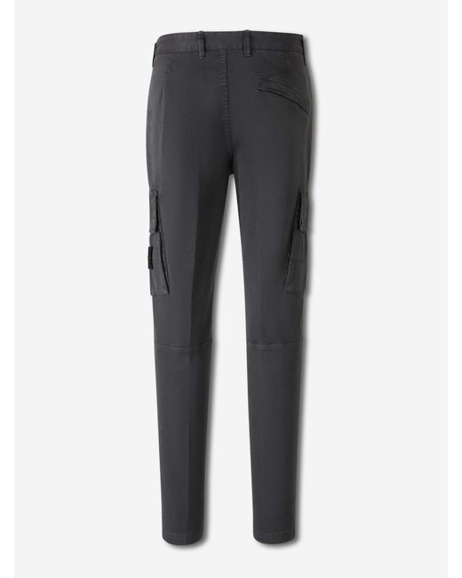 Pantalones Etiqueta Compass Stone Island de hombre de color Gray