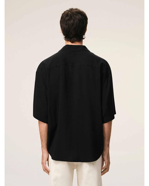 Camisa Ancha AMI de hombre de color Black