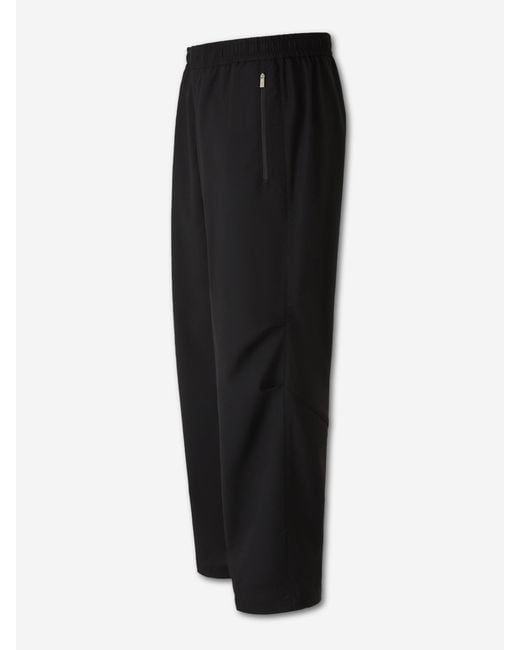 Laminar Black Wool Touch Trousers for men
