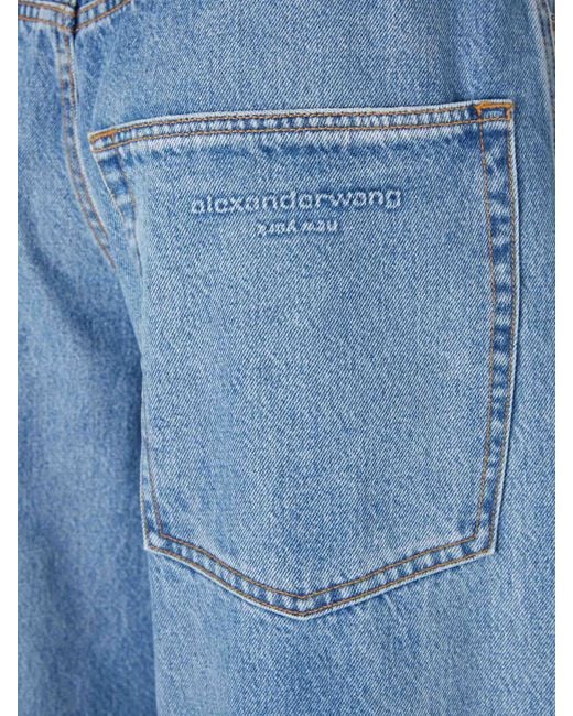 Alexander Wang Blue Wide Surge Jeans