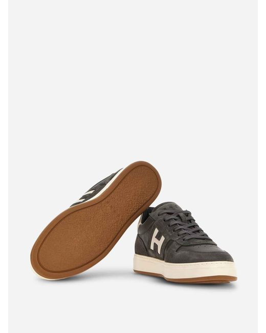 Hogan Black H-Tv Sneakers for men