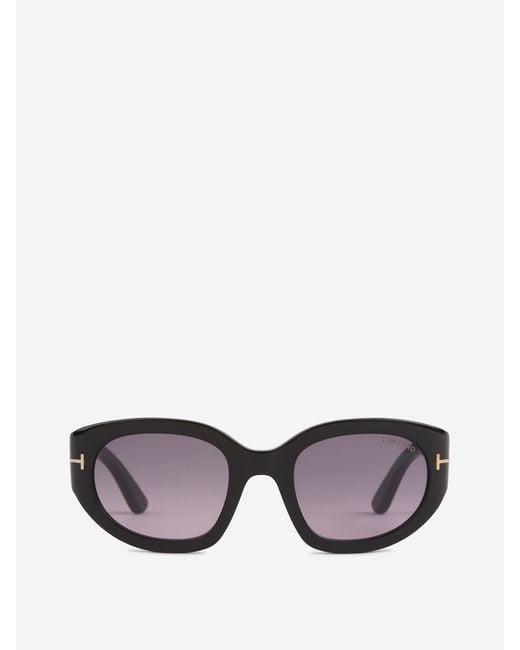 Tom Ford Black Oval Sunglasses