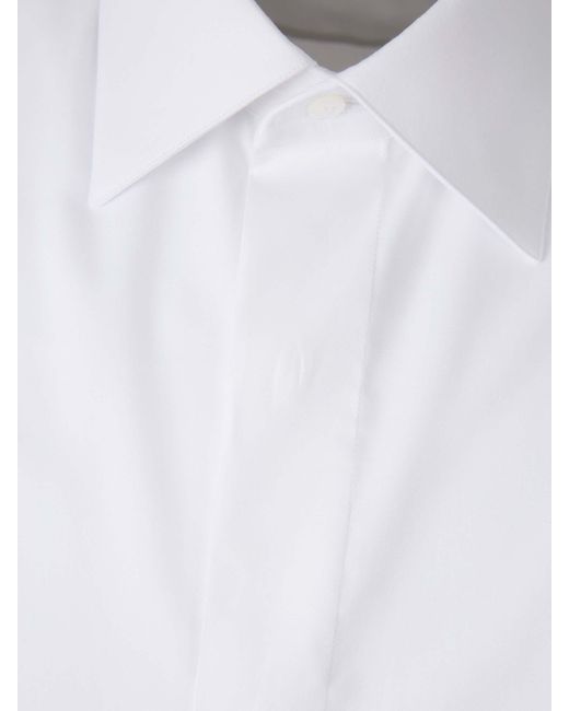 Camicia Da Sera Unita di Brioni in White da Uomo