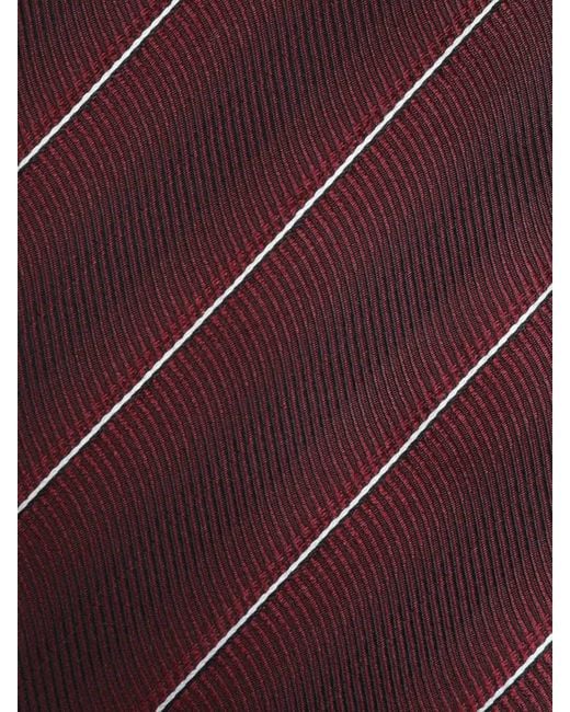 Tom Ford Purple Diagonal Stripe Tie for men
