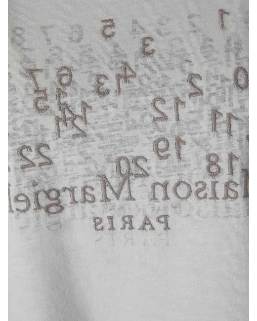 Maison Margiela Gray Crew Neck T-Shirt