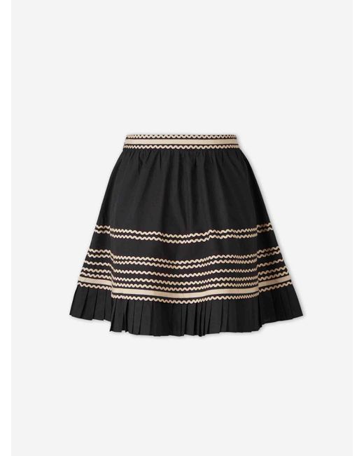 Ulla Johnson Black Adaleigh Mini Skirt