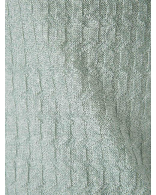 Santa Eulalia Blue Polo Knit Cotton for men
