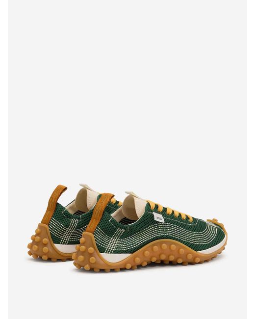 AMI Green Bottle Cumin Running Sneakers for men