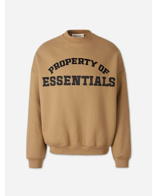 Fear Of God Natural Property Lounge Sweatshirt for men