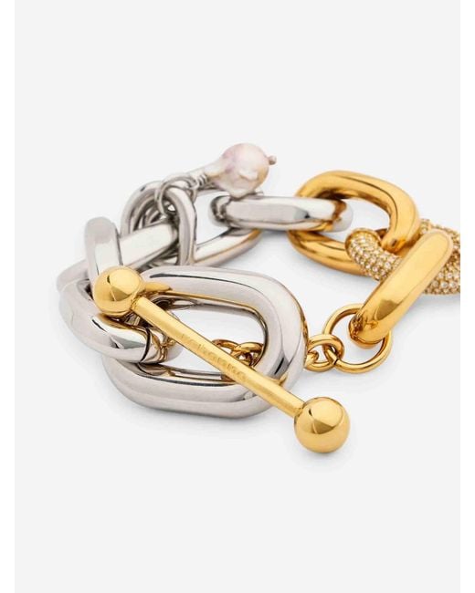 Rabanne Metallic Xl Link Bracelet