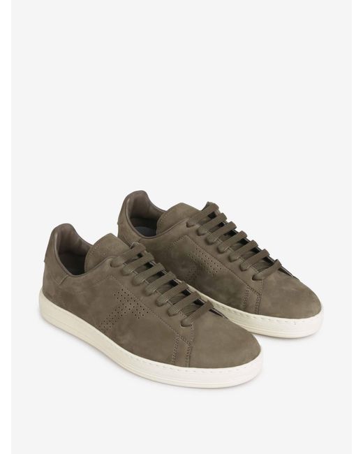 Sneakers Con Lacci di Tom Ford in Brown da Uomo