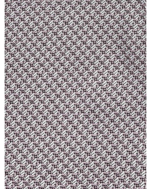 Tom Ford Gray Textured Silk Tie for men