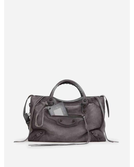 Balenciaga Gray Le City Bag