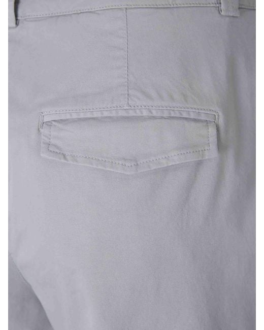 Peserico Gray Wide Straight Trousers