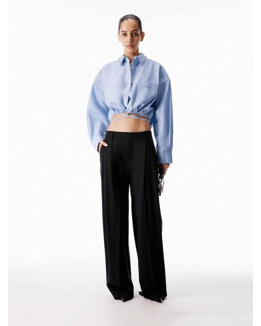Alexander Wang Black Dress Pants With Zippers