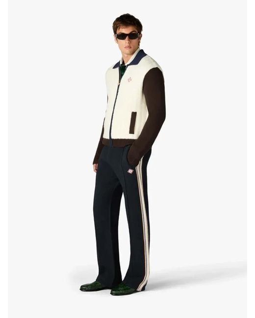 Casablanca Black Café Culture Knit Jacket for men