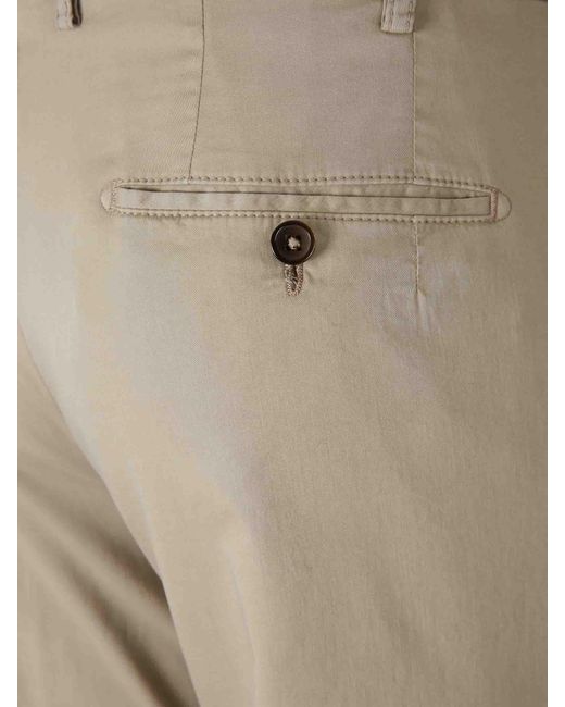 Santa Eulalia Natural Straight Chino Trousers for men
