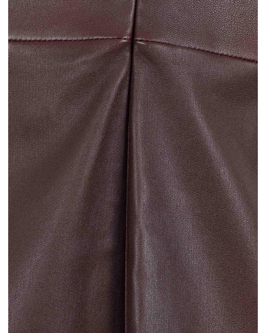 Rabanne Purple Draped Midi Dress