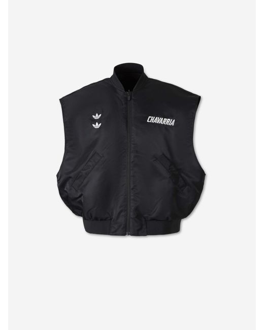 ADIDAS X WILLY CHAVARRIA Blue Reversible Padded Vest for men