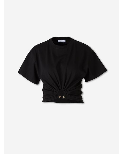 Rabanne Black Short Sleeve T-Shirt