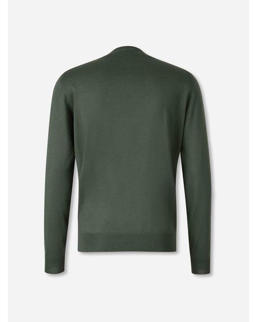 Santa Eulalia Green Cotton Sweatshirt for men