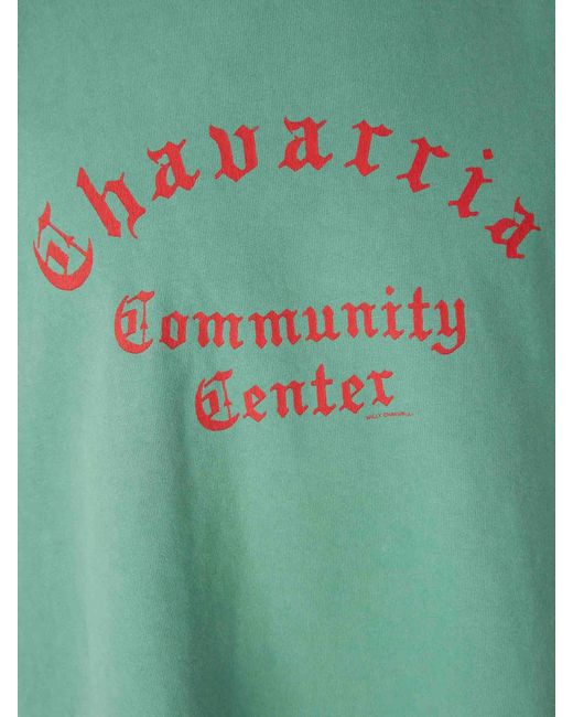 Willy Chavarria Green Community Center T-Shirt for men