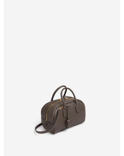 Saint Laurent Brown Boston Sac De Jour Bag