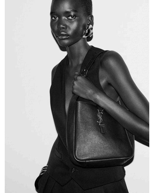Saint Laurent Black Shoulder Bag Le 5 To 7
