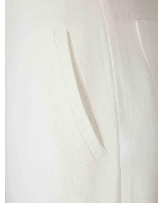 ANDRES OTALORA White Wide Pants El Sol