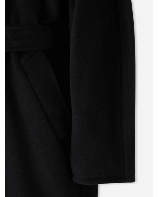 Max Mara Black Long Icon Coat