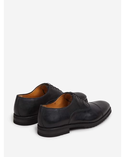 Bontoni White Savoia Leather Shoes for men