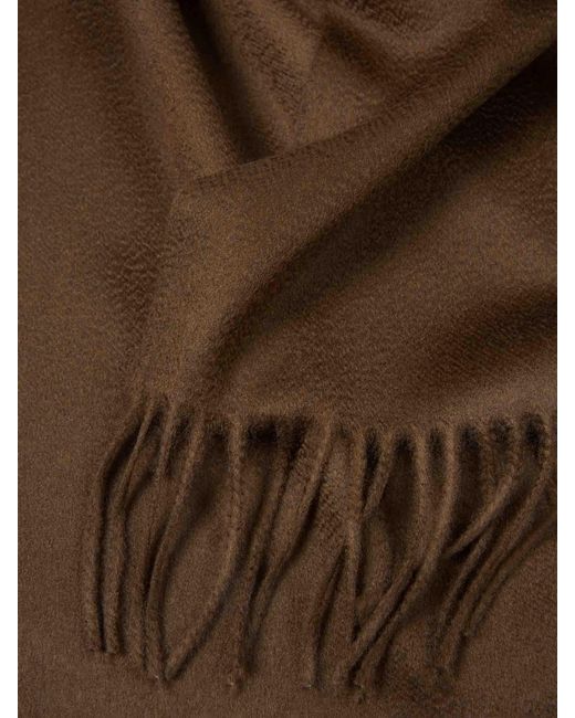Santa Eulalia Brown Cashmere Scarf for men