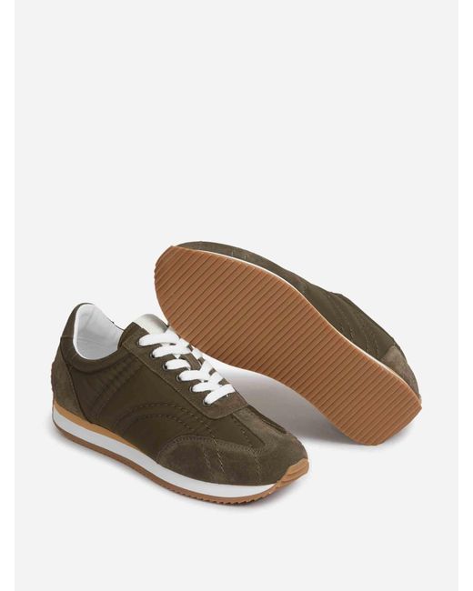 Totême Green Monogram Sneakers