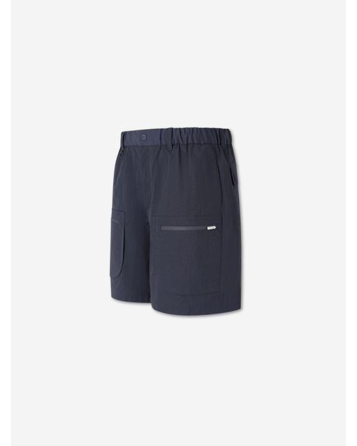 Laminar Blue Straight Cut Bermuda Shorts for men