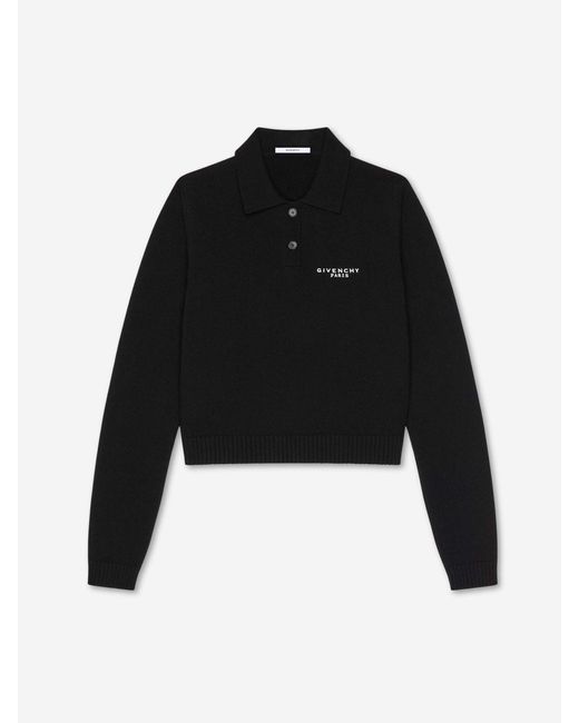 Jersey Cuello Polo Givenchy de color Black