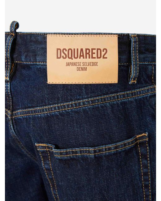 DSquared² Blue Bro Denim Bermuda Shorts for men
