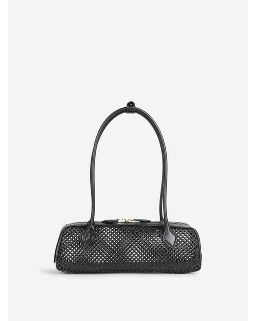 Alaïa White Medium Dachshund Bag