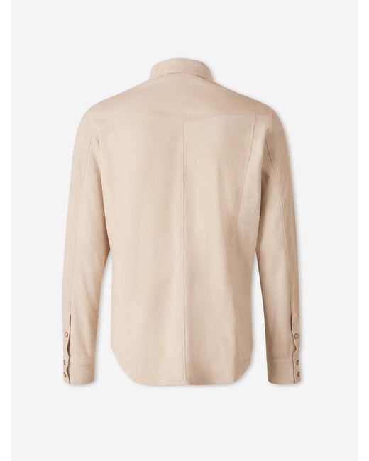 Santa Eulalia Lässige Lederjacke in Natural für Herren