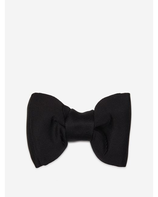 Tom Ford Gray Classic Satin Bow Tie for men