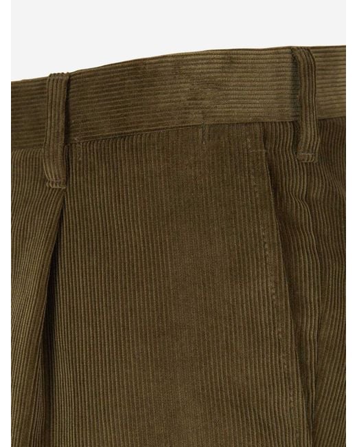 Santa Eulalia Green Chinos With Pleats for men