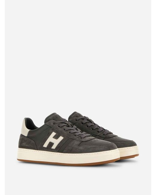 Hogan Black H-Tv Sneakers for men