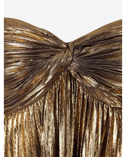 Abito Maxi Zoa di retroféte in Metallic